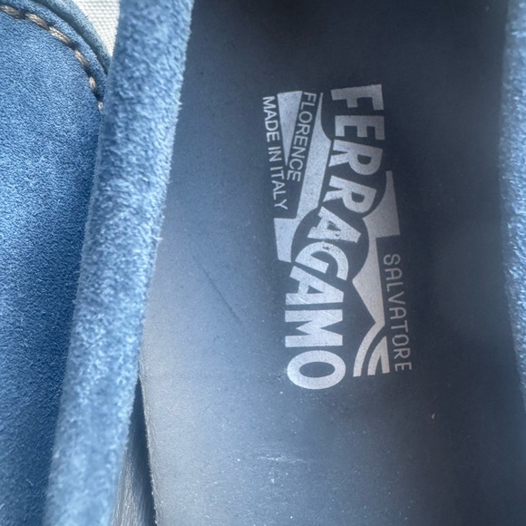 NWOT Salvatore Ferragamo Men's Blue Parigi Loafers - Picture 8 of 14